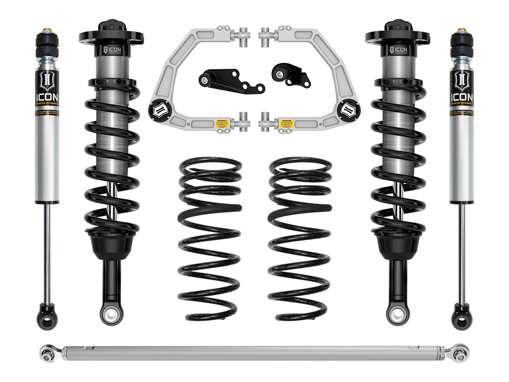 Icon K53353 - 2024 Lexus GX550, 1.25-3" Lift, Stage 3 Suspension System, Billet Icon K53353 - 2024 Lexus GX550, 1.25-3" Lift, Stage 3 Suspension System, Billet
