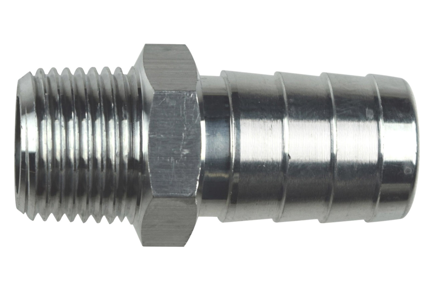 ICT Billet AN840-10-06A - Straight 3/8in NPT Pipe to 5/8in .625in Hose ICT Billet AN840-10-06A - Straight 3/8in NPT Pipe to 5/8in .625in Hose