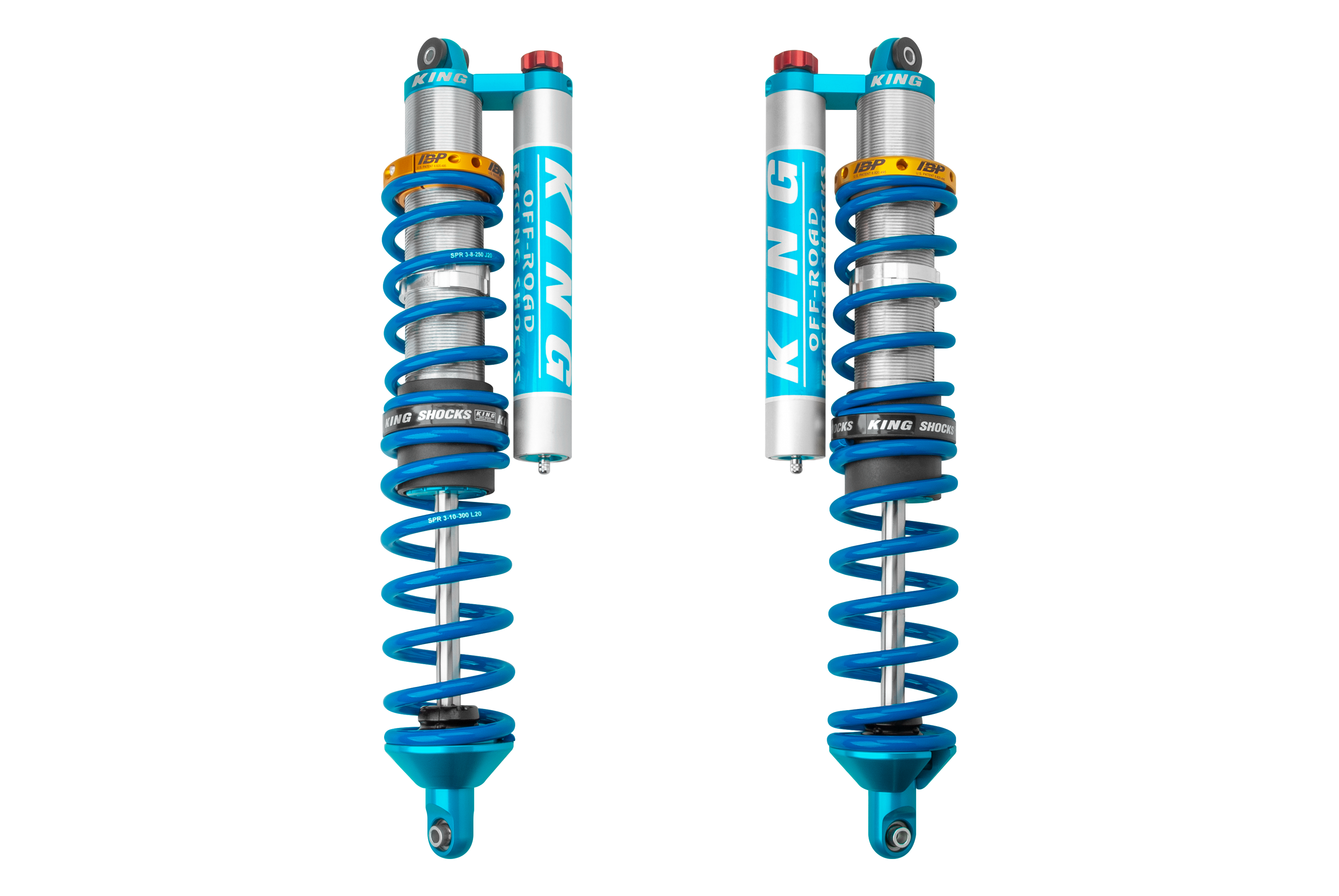 King Shocks 25700-394A - 2019+ Honda Talon 1000X 2.5 Front Internal Bypass Piggyback Coilover w/ Adjuster