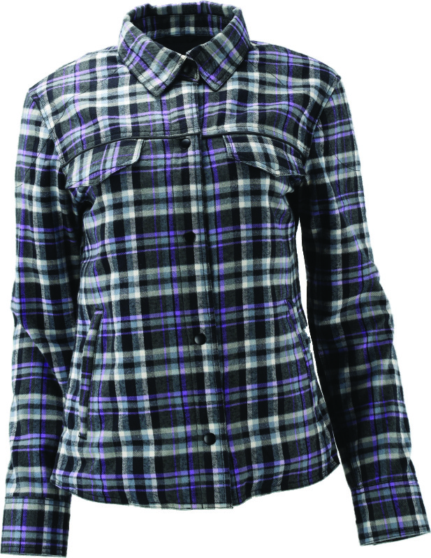 Kuryakyn 094531 - Leather By River Road Cameo Flannel Moto Shirt Womens - 2XL