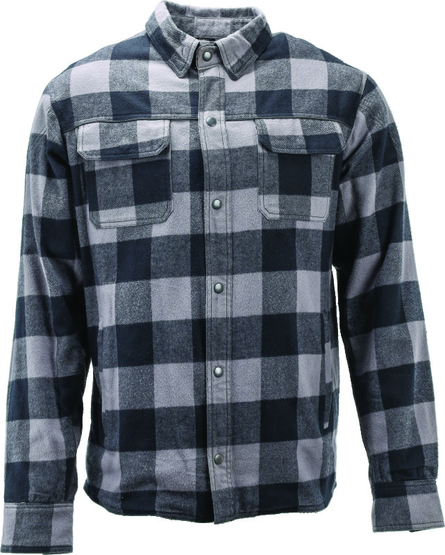 Kuryakyn 094523 - Leather By River Road Vise Flannel Moto Shirt - Large