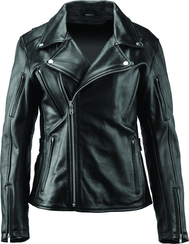 Kuryakyn 094379 - Leather By River Road Ironclad Classic Leather Jacket Black Womens - XL