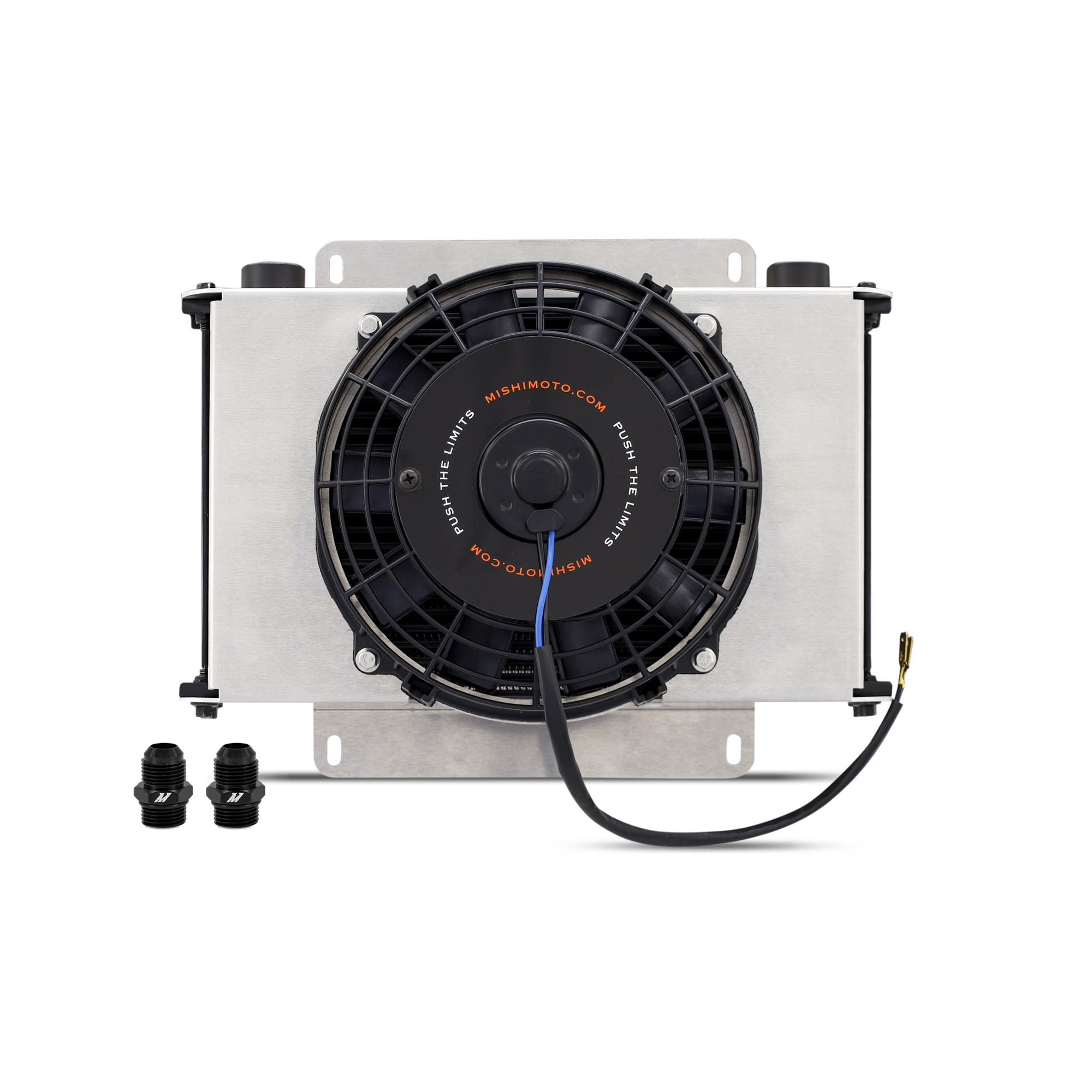 Mishimoto MMOC-25-K - Universal Oil Cooler Kit 25-Row Cooler and 1x 8in Fan