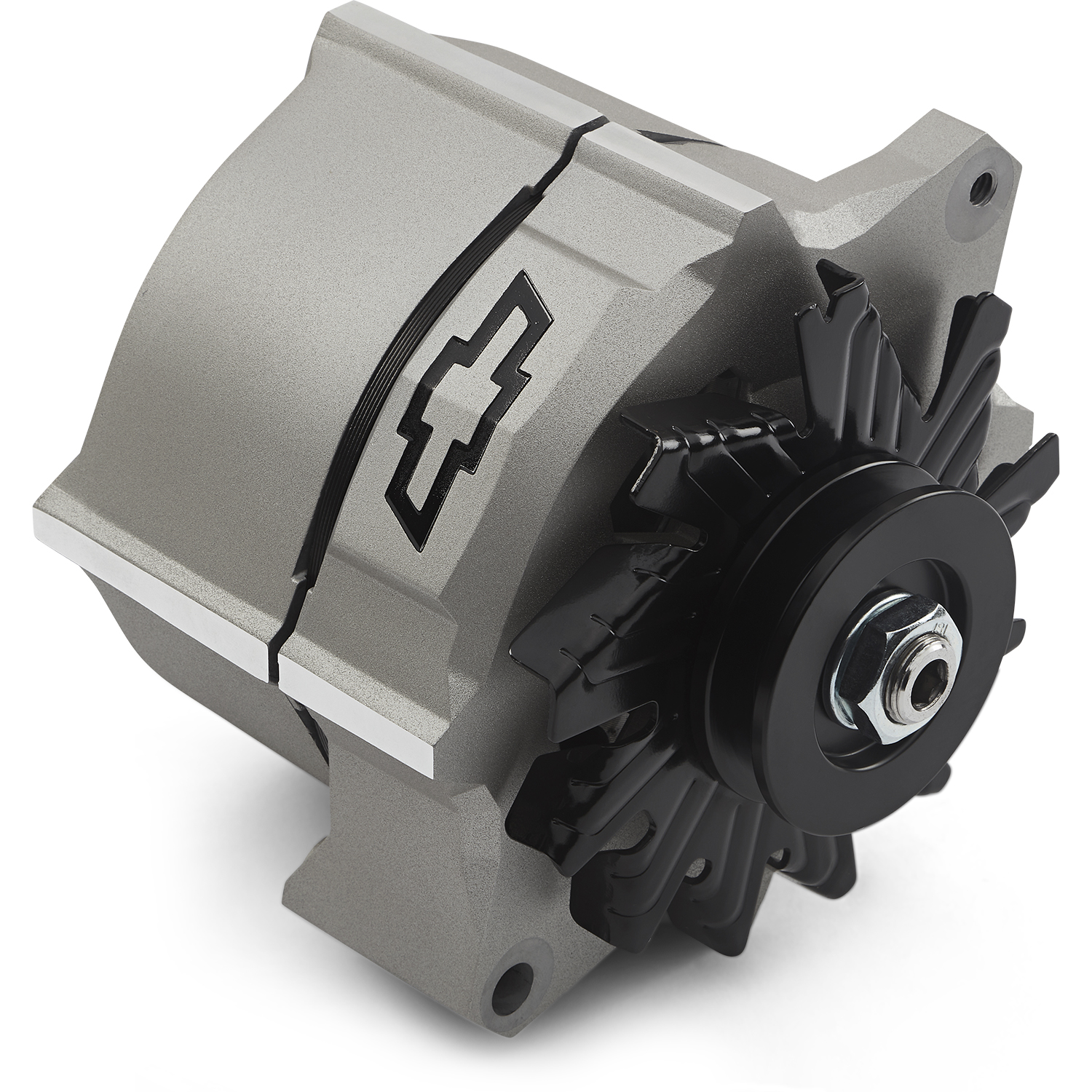 Proform 141-153 - Alternator Recessed Black Bowtie Cast Gray