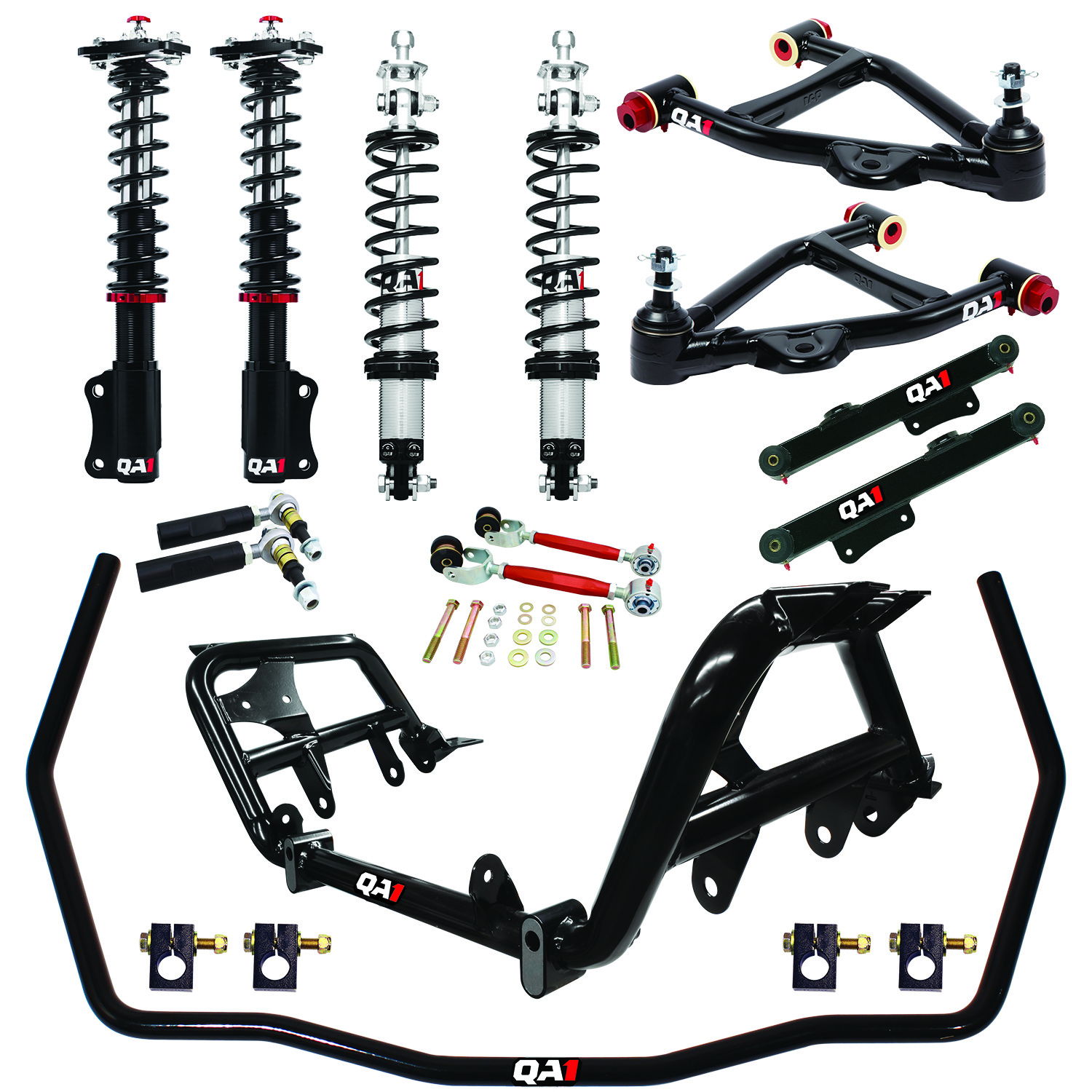 QA1 DK42-FMM1 - 79-86 Ford Mustang Level 2 Drag Kit w/ Shocks