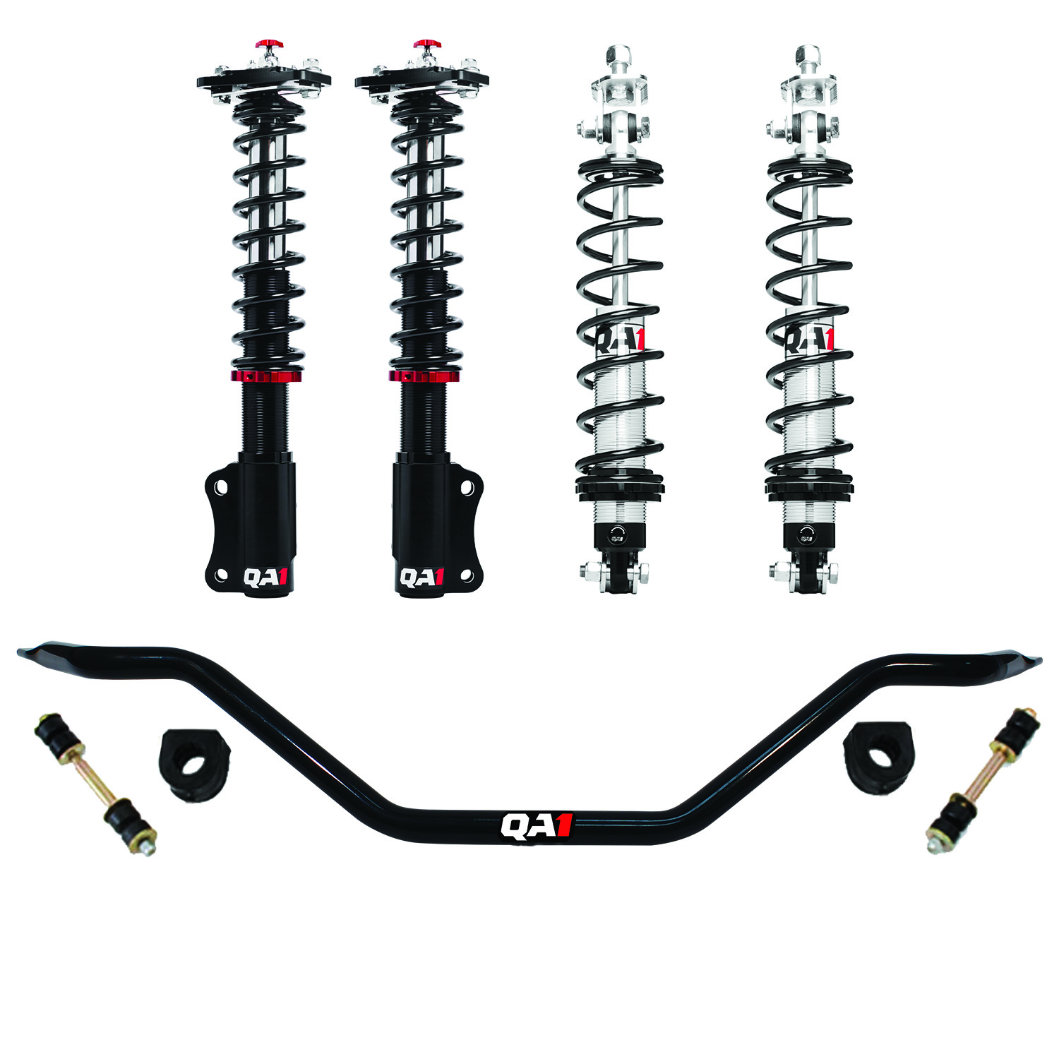 QA1 HK41-FMM2 - 87-89 Ford Mustang Level 1 Handling Kit w/ Shocks