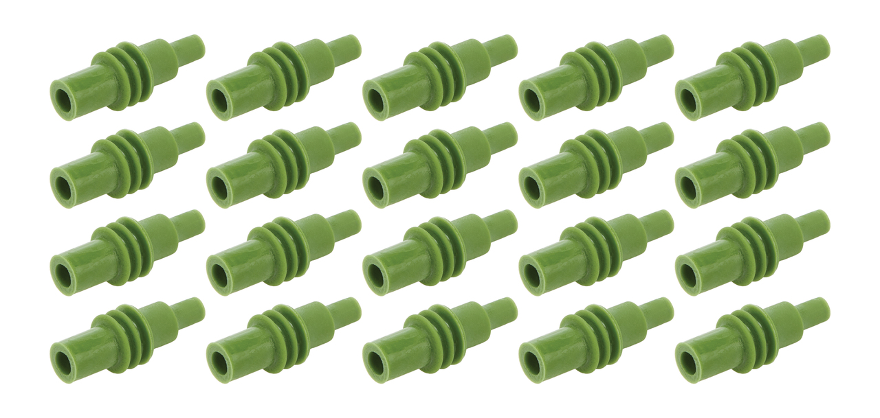 QuickCar 50-305-20 - Green Cavity Plug Weatherpack 20 pack