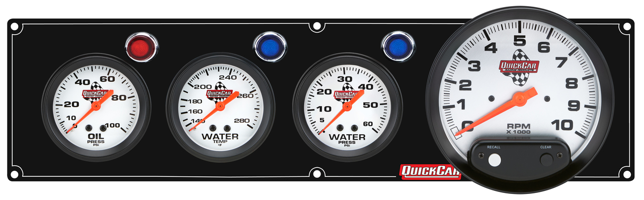 QuickCar 61-6746 - 3-1 Gauge Panel OP/WT/WP Black QuickCar 61-6746 - 3-1 Gauge Panel OP/WT/WP Black