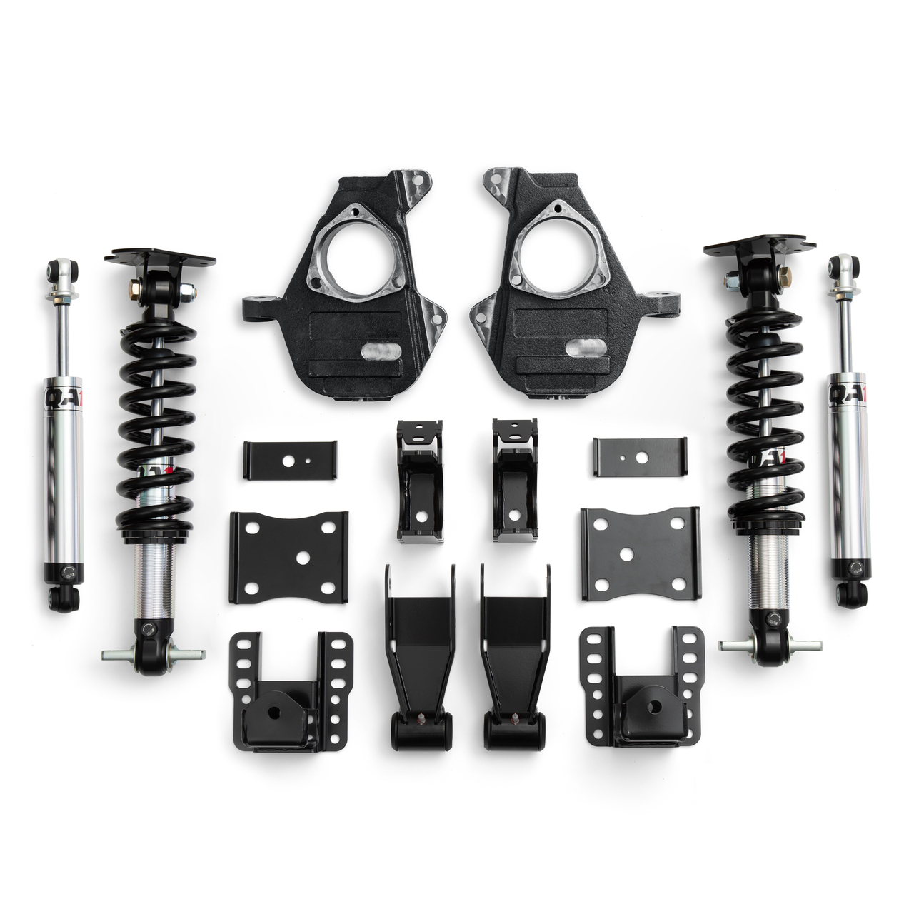 QA1 LK11-GMT03 - 07-16 Chevrolet Silverado 2WD Lowering Kit w/ Spindles Single Adjustable 4in-6in QA1 LK11-GMT03 - 07-16 Chevrolet Silverado 2WD Lowering Kit w/ Spindles Single Adjustable 4in-6in