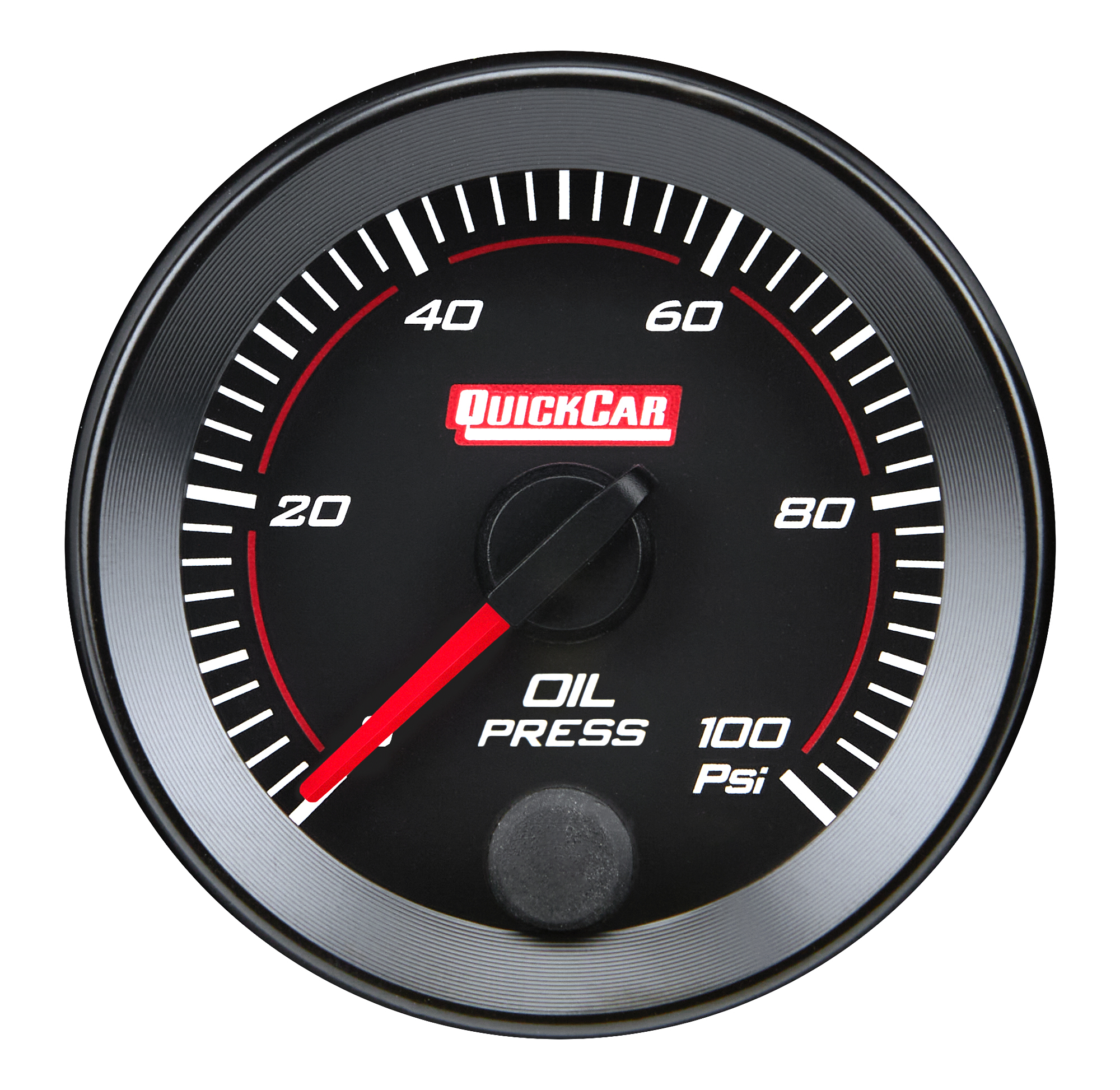 QuickCar 65-003 - RedLine  Gauge 2-1/16in Oil Pressure 0-100psi