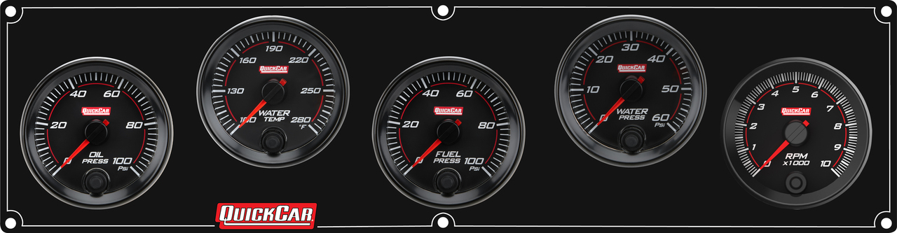 QuickCar 69-4258 - RedLine Panel 2-5/8in 4-1 OP/WT/FP100/WP