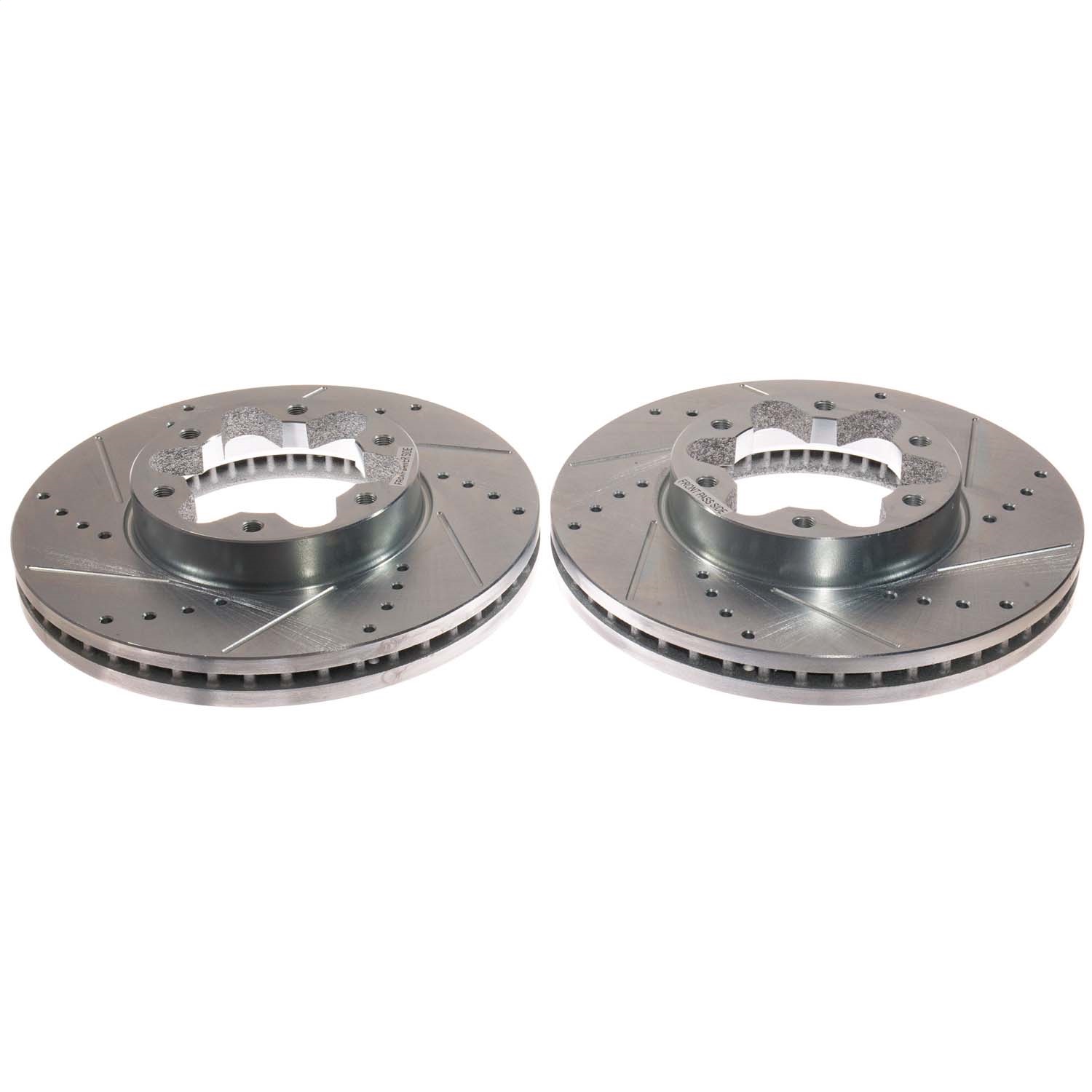 PowerStop AR85217XPR - Power Stop 20-24 Ford Transit-150 Front Drilled & Slotted Rotor (Pair)
