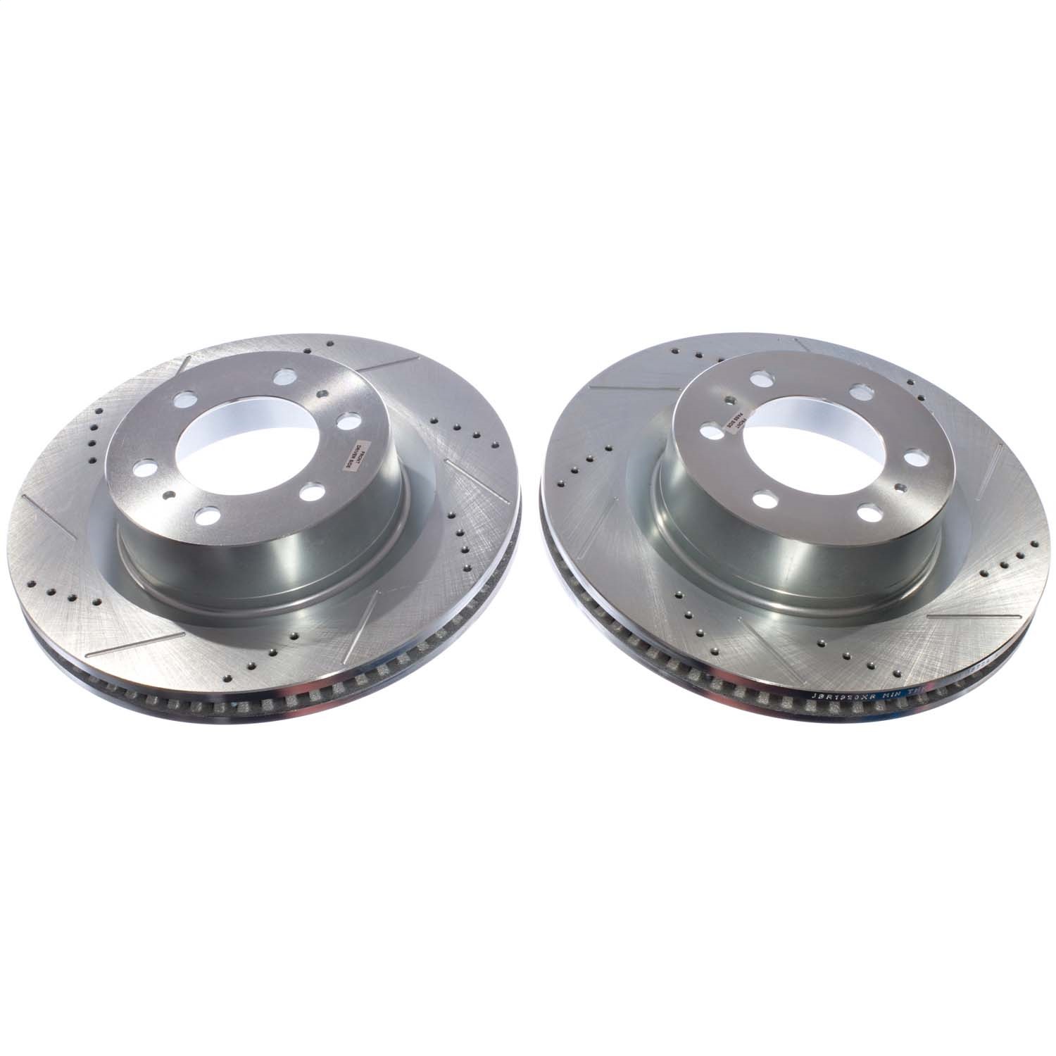 PowerStop JBR1920XPR - Power Stop 23-24 Toyota Sequoia Front Drilled & Slotted Rotor (Pair)