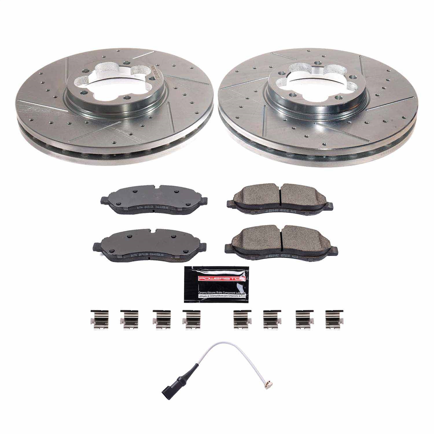 PowerStop K8988 - Power Stop 20-21 Ford Transit-150 Front Z23 Evolution Brake Kit