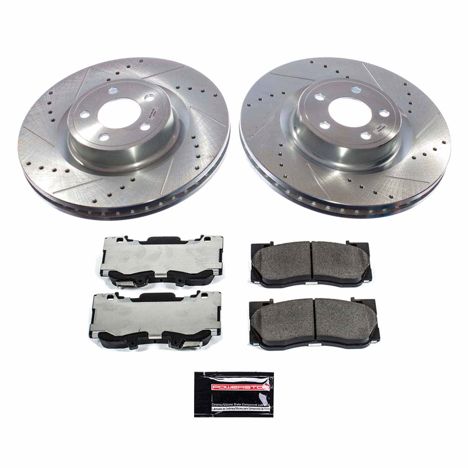 PowerStop K9029-26 - Power Stop 21-23 Ford Mustang Front Z26 Street Brake Kit