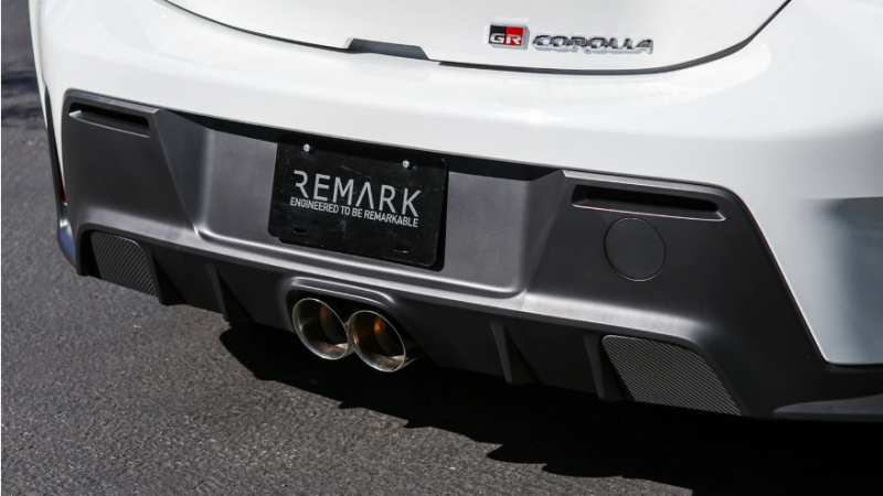 Remark RMK-05-EC01T-02 - 2023+ Toyota GR Corolla Carbon Fiber Outer Exhaust Block Off Plates Remark RMK-05-EC01T-02 - 2023+ Toyota GR Corolla Carbon Fiber Outer Exhaust Block Off Plates
