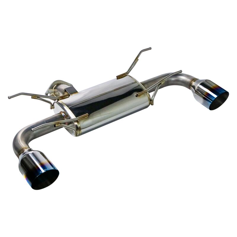 Remark RO-TTZ8-SM - 22+ Subaru BRZ/Toyota GR86 Axle-Back Exhaust - Burnt Single Wall Tips