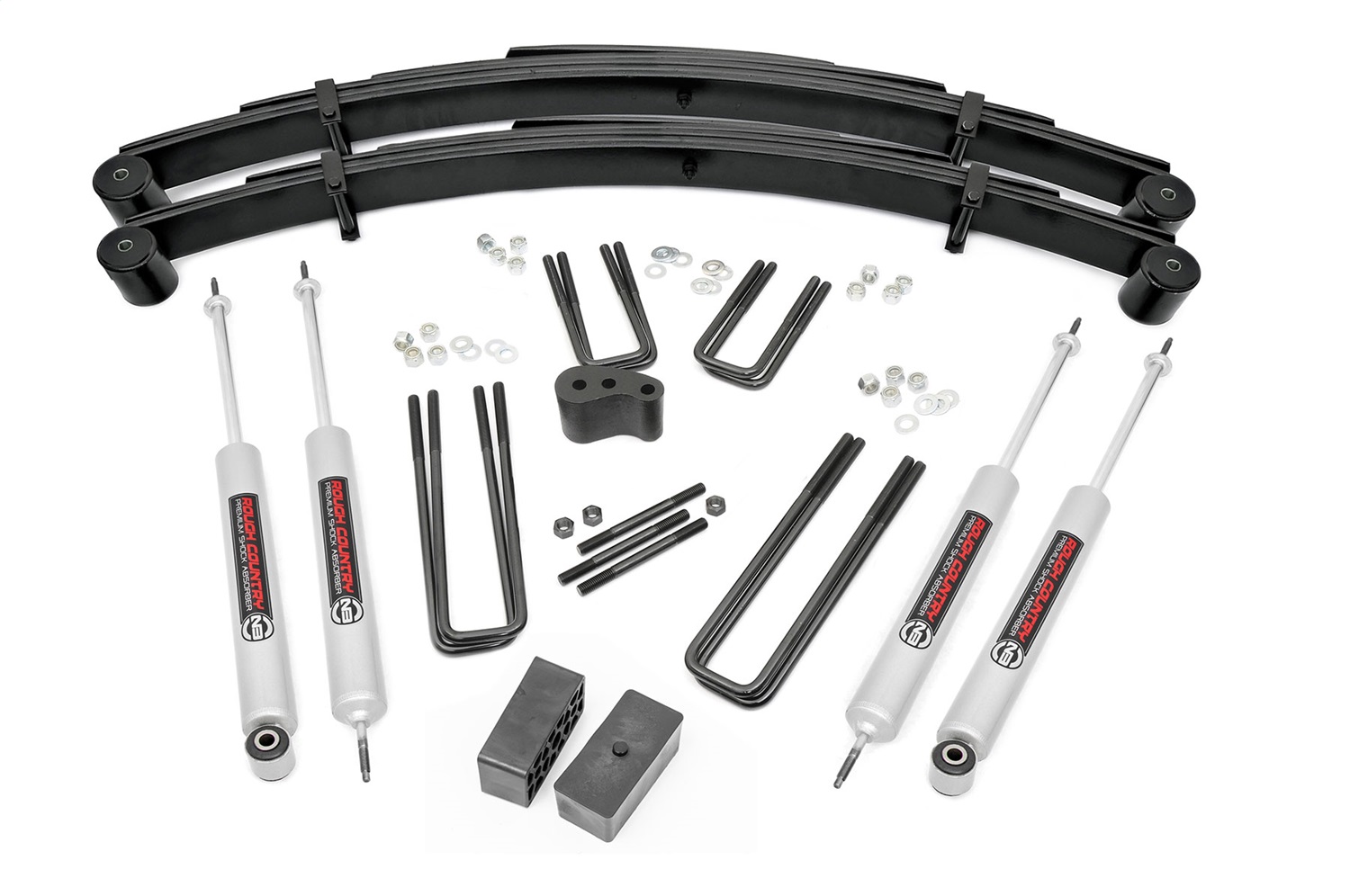 Rough Country 415.20 - 4 Inch Lift Kit - Lowboy - Ford F-250 4WD (1977-1979)