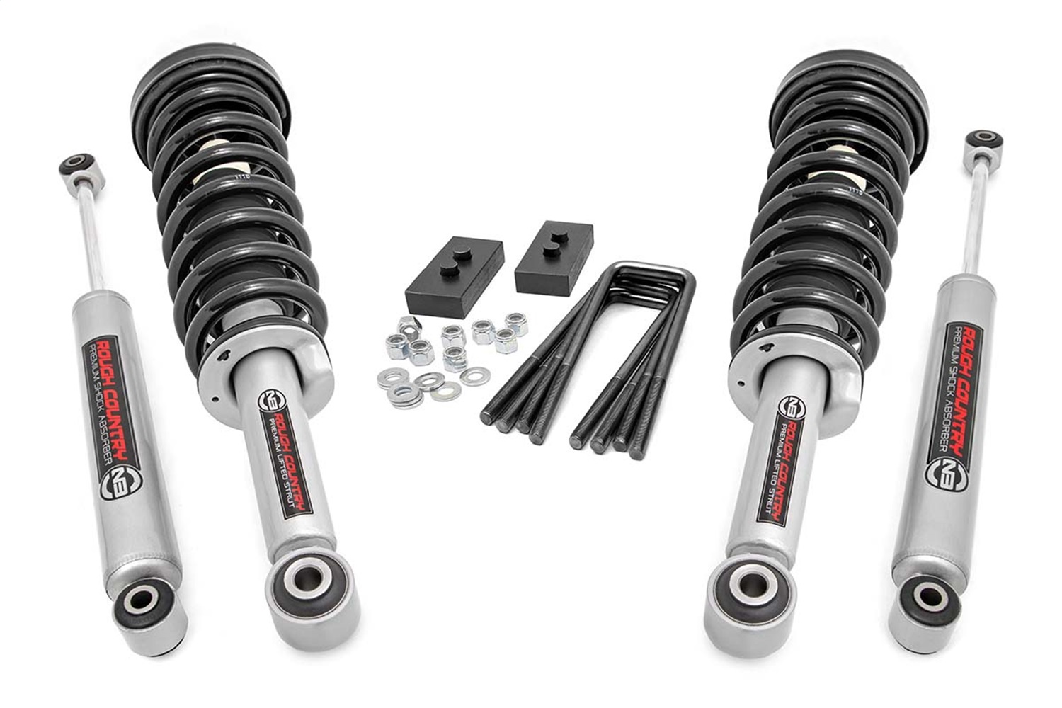Rough Country 50004 - 2 Inch Lift Kit - N3 Struts/N3 - Ford F-150 4WD (2009-2013) Rough Country 50004 - 2 Inch Lift Kit - N3 Struts/N3 - Ford F-150 4WD (2009-2013)