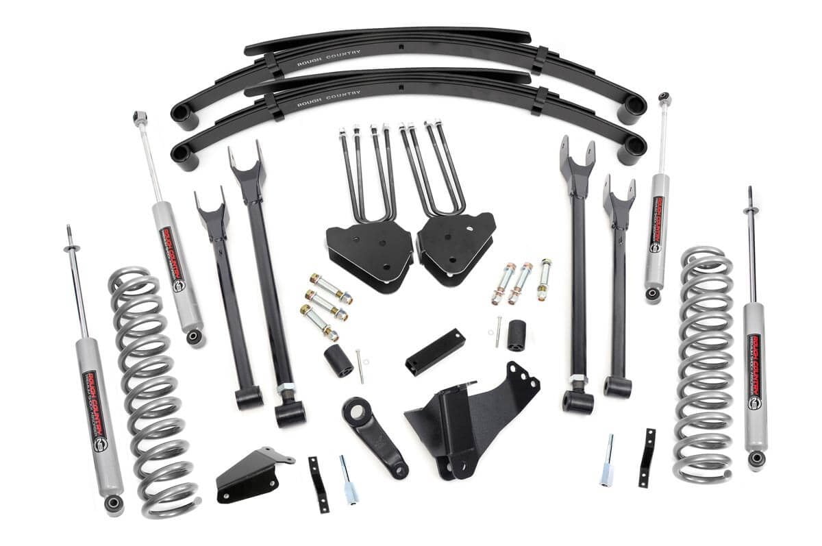 Rough Country 582.20 - 6 Inch Lift Kit - Diesel - 4 Link - RR Spring - Ford F-250/F-350 Super Duty (05-07) Rough Country 582.20 - 6 Inch Lift Kit - Diesel - 4 Link - RR Spring - Ford F-250/F-350 Super Duty (05-07)
