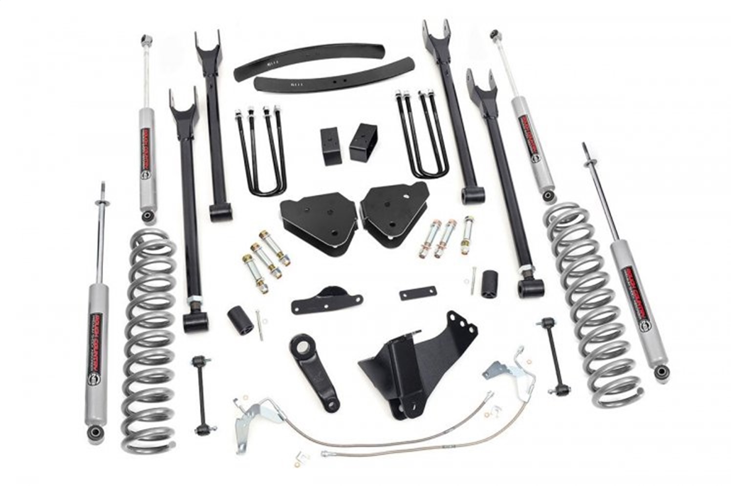 Rough Country 588.20 - 6 Inch Lift Kit - Gas - 4 Link - Ford F-250/F-350 Super Duty 4WD (2008-2010)