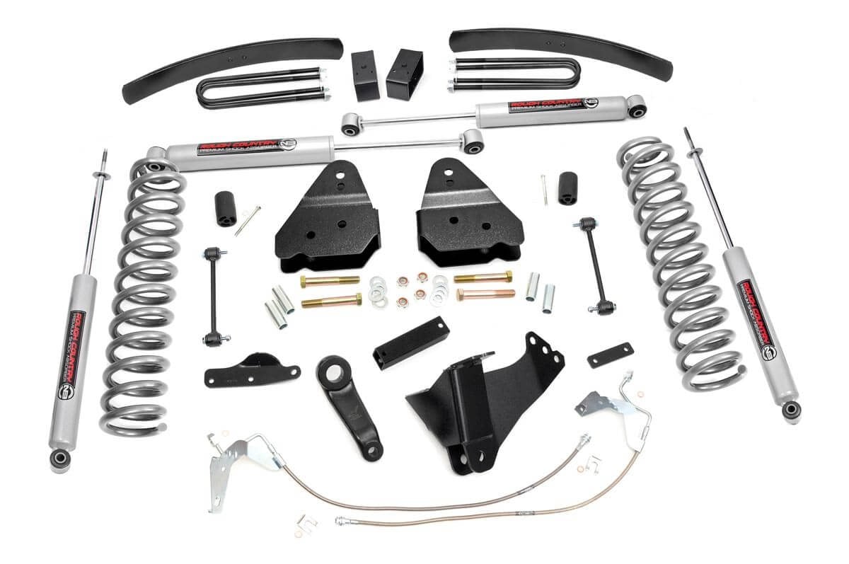 Rough Country 597.20 - 6 Inch Lift Kit - Gas - Ford F-250/F-350 Super Duty 4WD (2008-2010) Rough Country 597.20 - 6 Inch Lift Kit - Gas - Ford F-250/F-350 Super Duty 4WD (2008-2010)
