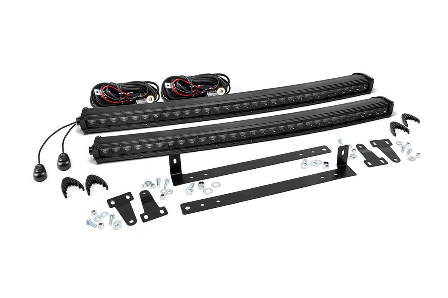 Rough Country 70662 - LED Light Kit - Grille Mount - Dual 30 inch Black Single Row - Ford F-150 (09-14) Rough Country 70662 - LED Light Kit - Grille Mount - Dual 30 inch Black Single Row - Ford F-150 (09-14)