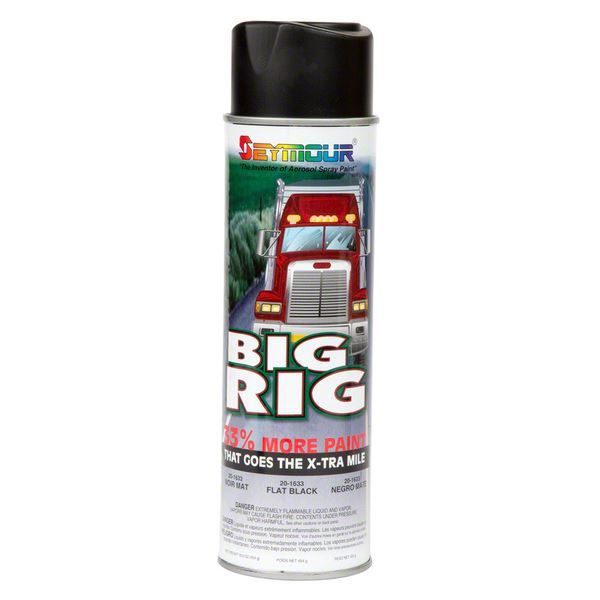 Seymour Paint 20-1633 - Big Rig Flat Black Paint