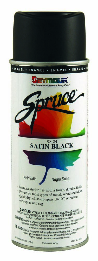 Seymour Paint 98-24 - Spruce General Use Semi-Gloss Black