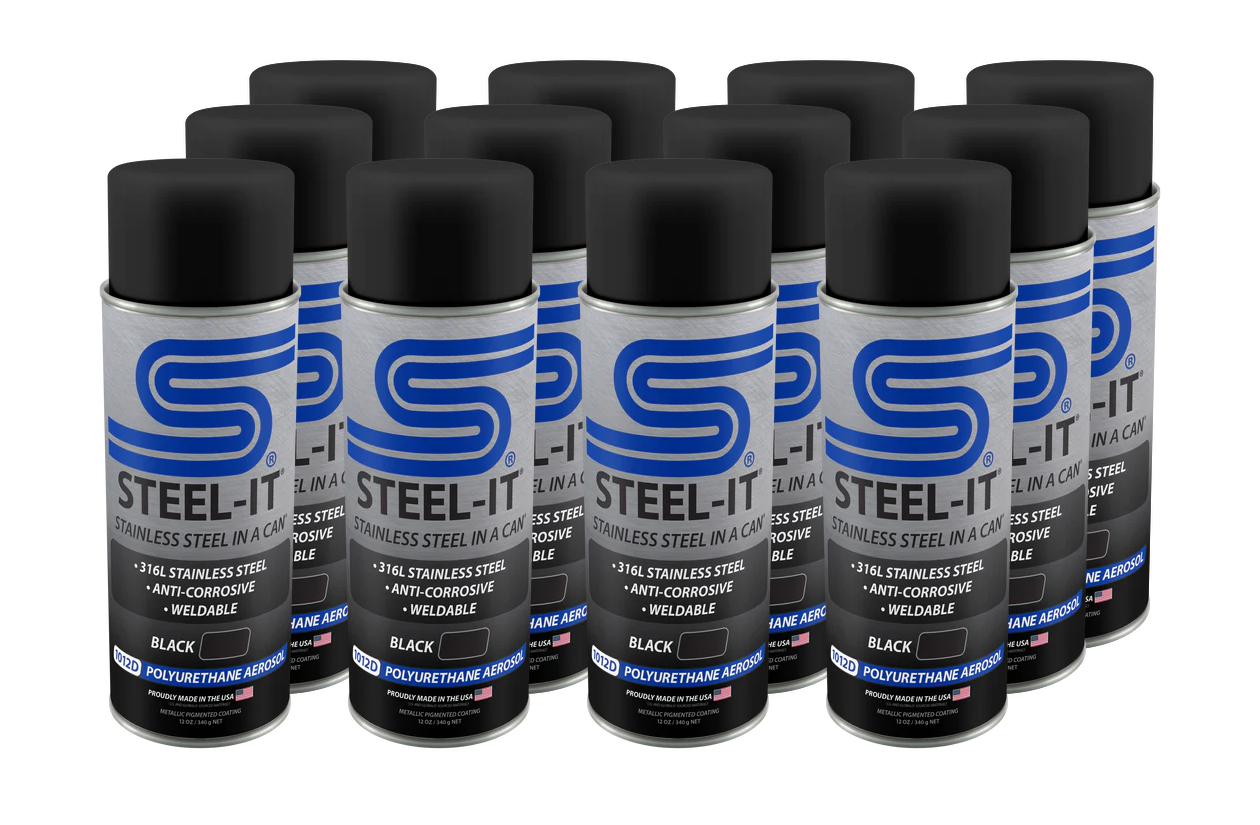 Steel-It CASE1012D - Black Polyurethane Case 12 x 12oz Spray Cans Steel-It CASE1012D - Black Polyurethane Case 12 x 12oz Spray Cans