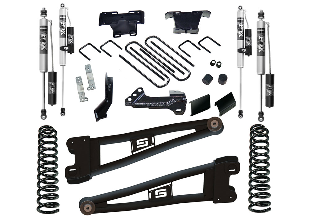 Superlift K1030FX - 23 Ford F-250 and F-350 Super Duty 4WD4in Radius Arm Lift Kit