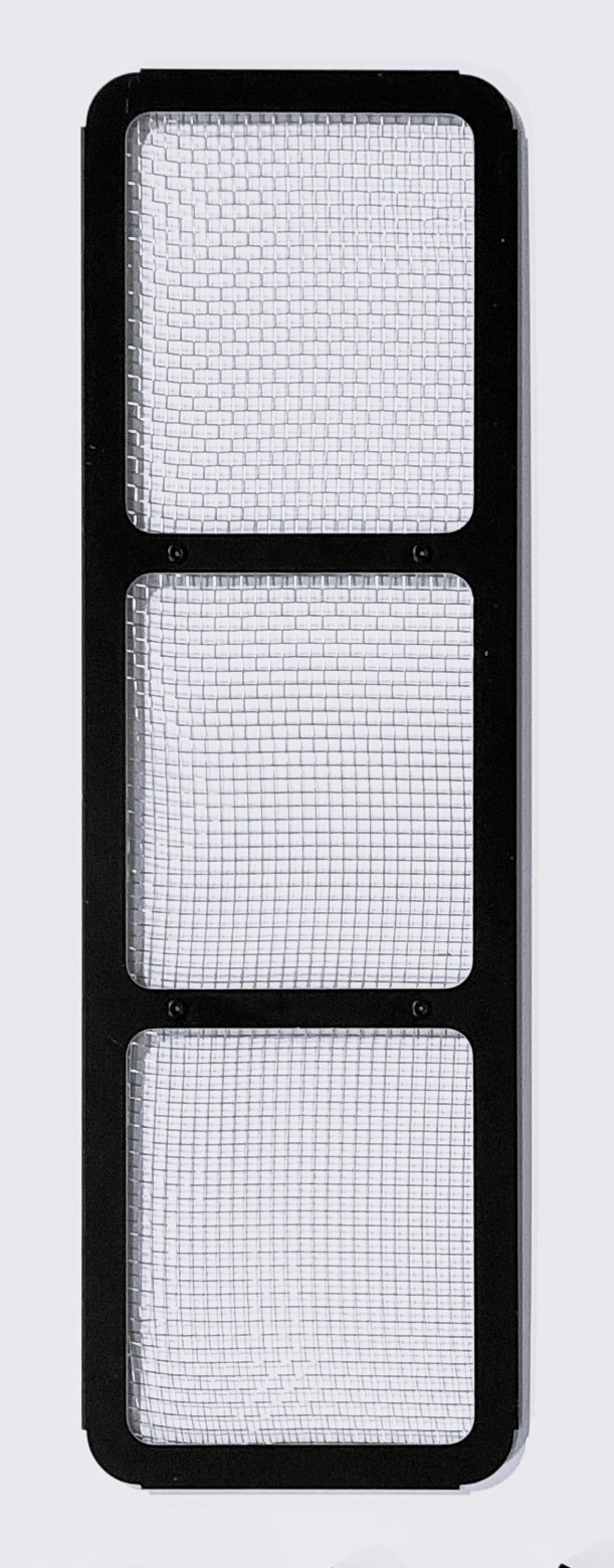 True Performance & Fabrication DTR1000 - Nose Screen Lower Black Aluminum