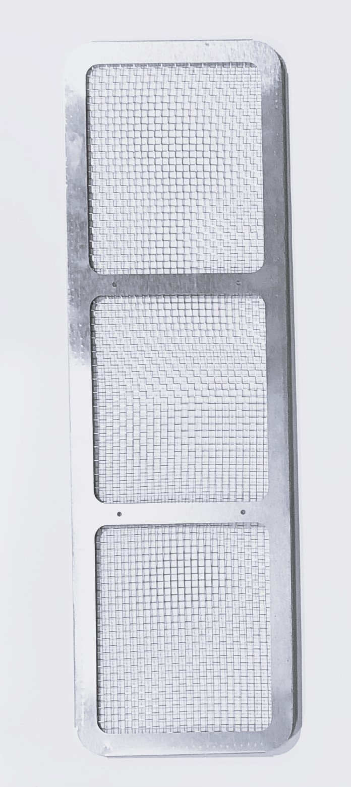 True Performance & Fabrication DTR1001 - Nose Screen Lower Raw Aluminum