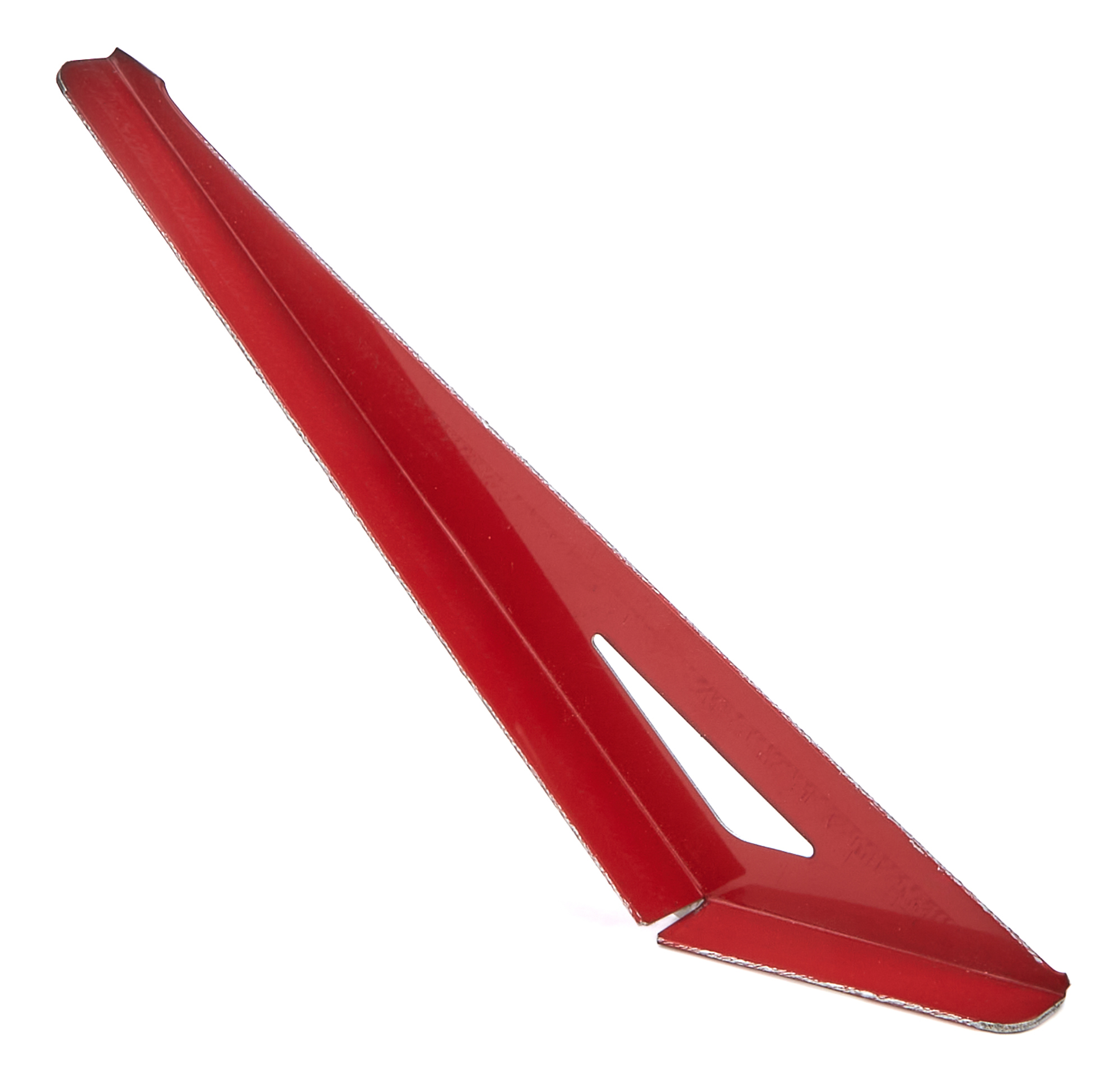 True Performance & Fabrication DTR1082 - Splitter Gusset - 1-Piece - Aluminum - Red Paint - Each