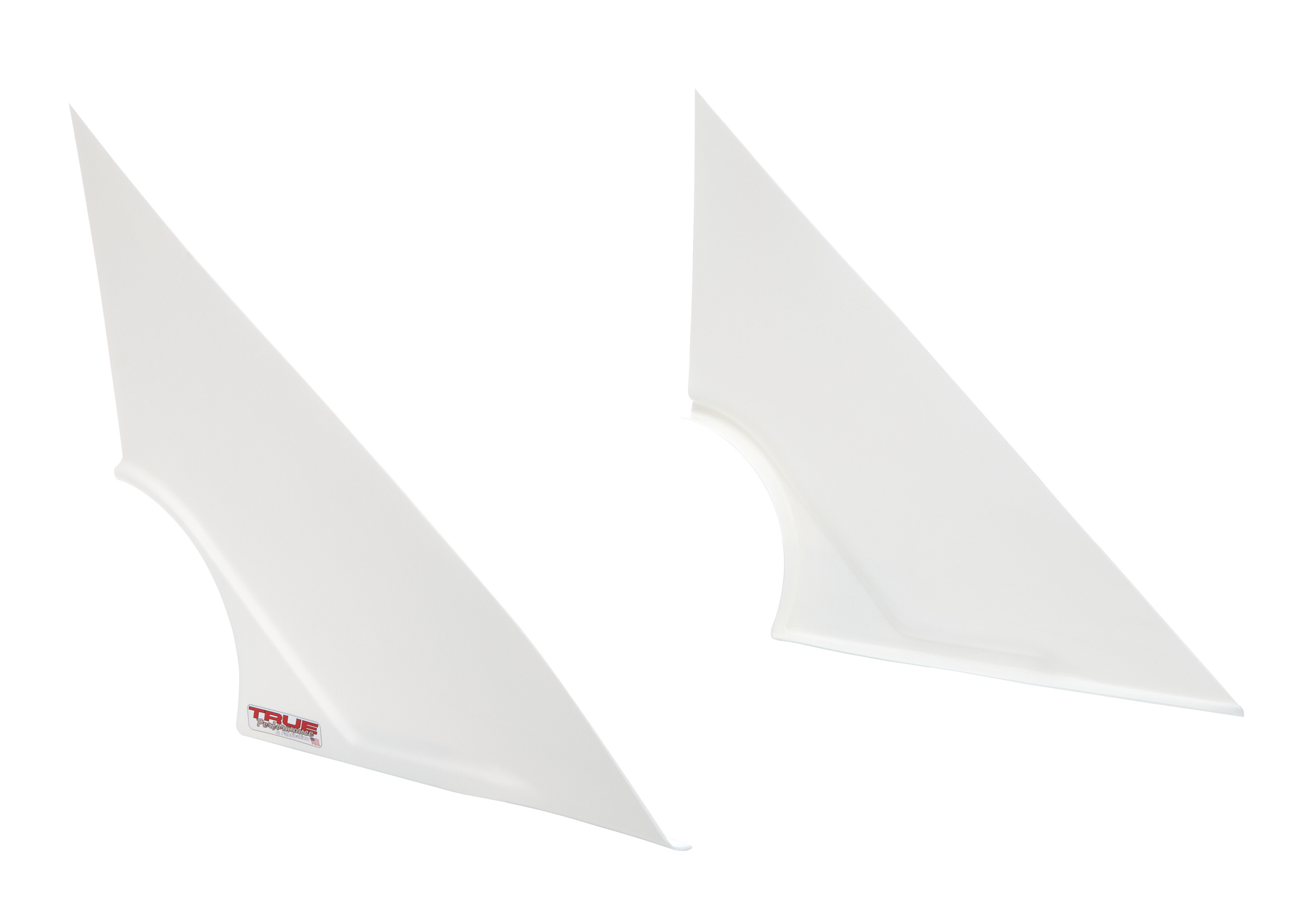 True Performance & Fabrication DTR1203 - Fenders Mini-Wedge Pair White