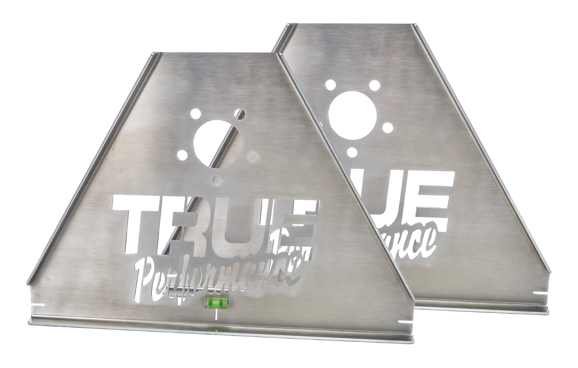 True Performance & Fabrication DTR7000 - Toe-In Plates - Aluminum - Natural - 5x5 - Pair
