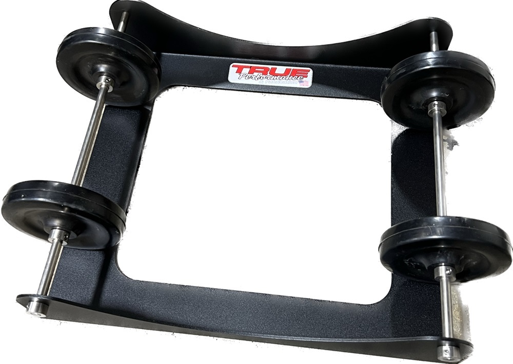 True Performance & Fabrication DTR7005 - Tire Roller - Adjustable - 7 in to 15 in Tires - Aluminum - Black Powder Coat - Each