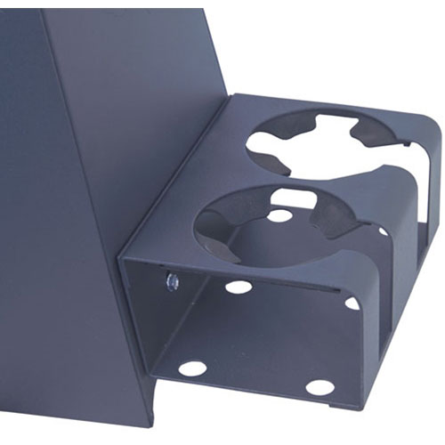 Tuffy Security 070-01 - Dual Cup Holder Universal 9 Degree Angle Black Security Products Tuffy Security 070-01 - Dual Cup Holder Universal 9 Degree Angle Black Security Products