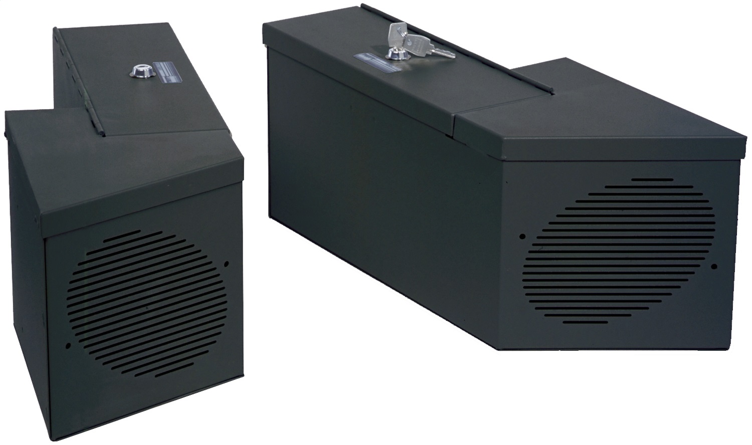 Tuffy Security 015-01 - Security Speaker/Storage Lockbox w/ Roll Bar Cutout - 55-86 CJ / 87-91 Wrangler YJ 6-9 inch Locking Black Set of 2 Security Products Tuffy Security 015-01 - Security Speaker/Storage Lockbox w/ Roll Bar Cutout - 55-86 CJ / 87-91 Wrangler YJ 6-9 inch Locking Black Set of 2 Security Products