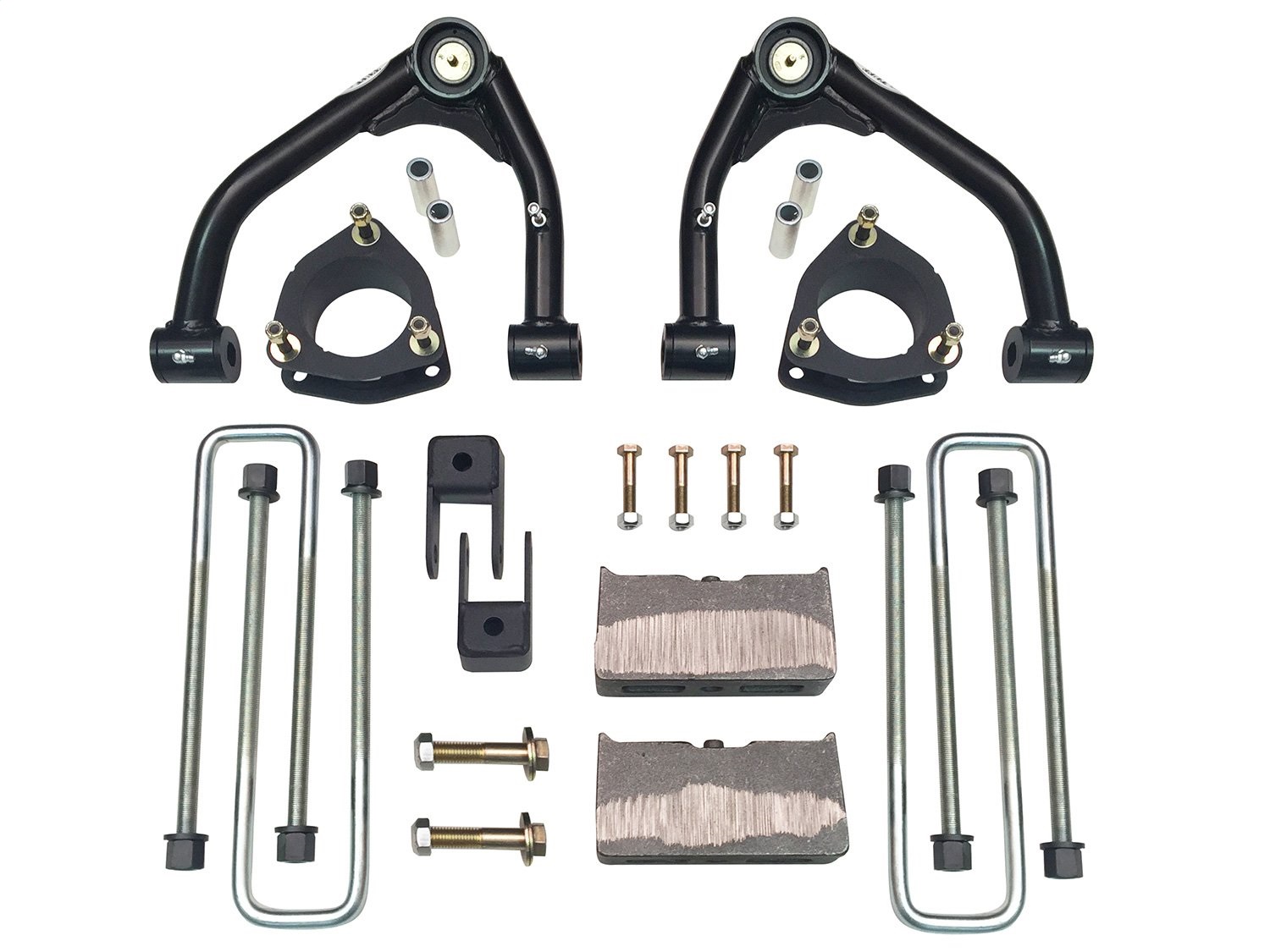 Tuff Country 14157 - 4 Inch Lift Kit 07-18 Silverado/Sierra 1500 2WD Fits Models with Aluminum OE Upper Control Arms or Stamped 2 Piece Steel Arms