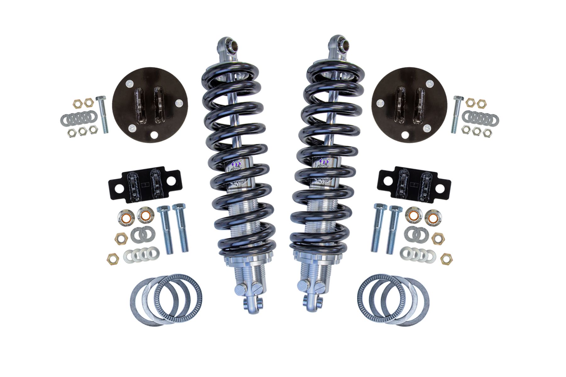 UMI Performance 6560-1 - 15-24 Ford F-150 Coilover Adjustable Spring Lowering Kit - Front UMI Performance 6560-1 - 15-24 Ford F-150 Coilover Adjustable Spring Lowering Kit - Front