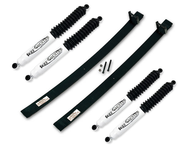 Tuff Country 82111KN - Add A Leaf Kit 1.5 Inch Front 80-04 Ford F350 4WD w/ SX8000 Shocks Pair