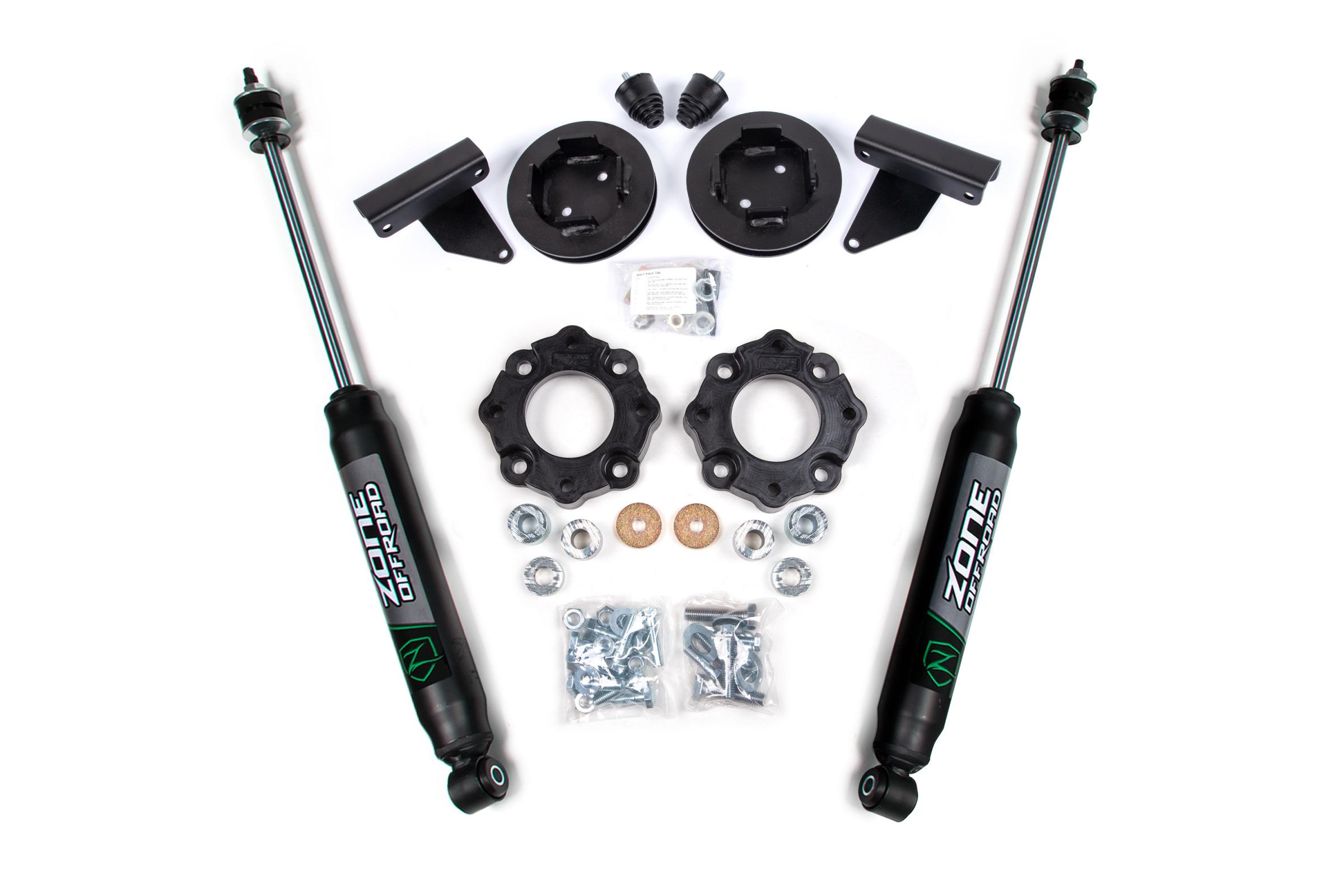 Zone Offroad ZONT10 - 2022-24 Toyota Tundra 4WD 2 Inch Lift Kit 1 Inch Rear Spacer No Shocks Offroad Zone Offroad ZONT10 - 2022-24 Toyota Tundra 4WD 2 Inch Lift Kit 1 Inch Rear Spacer No Shocks Offroad