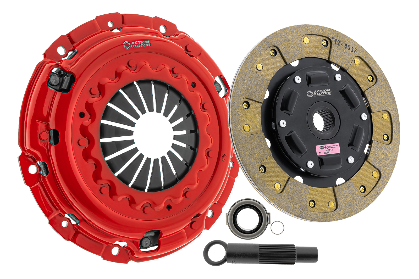 Action Clutch ACR-2197 - 97-99 Acura CL 2.2L/2.3L (F22/F23) 7.25in Twin Disc Clutch Kit w/Aluminum Flywheel