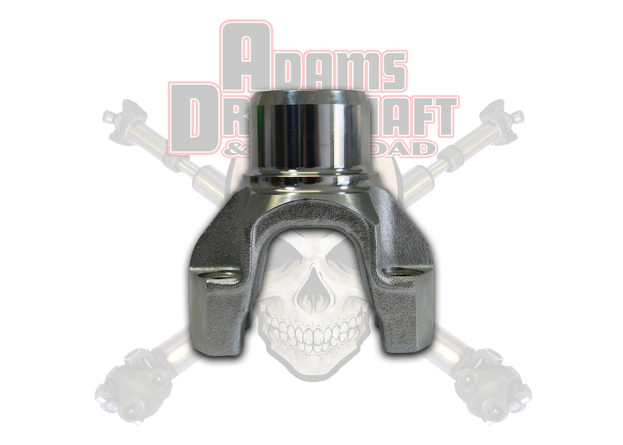 Adams Driveshaft ASDFJTF-PMCV01 - Adams Forged Jeep JT Front 1350 Series Half Round CV Transfer Case Yoke