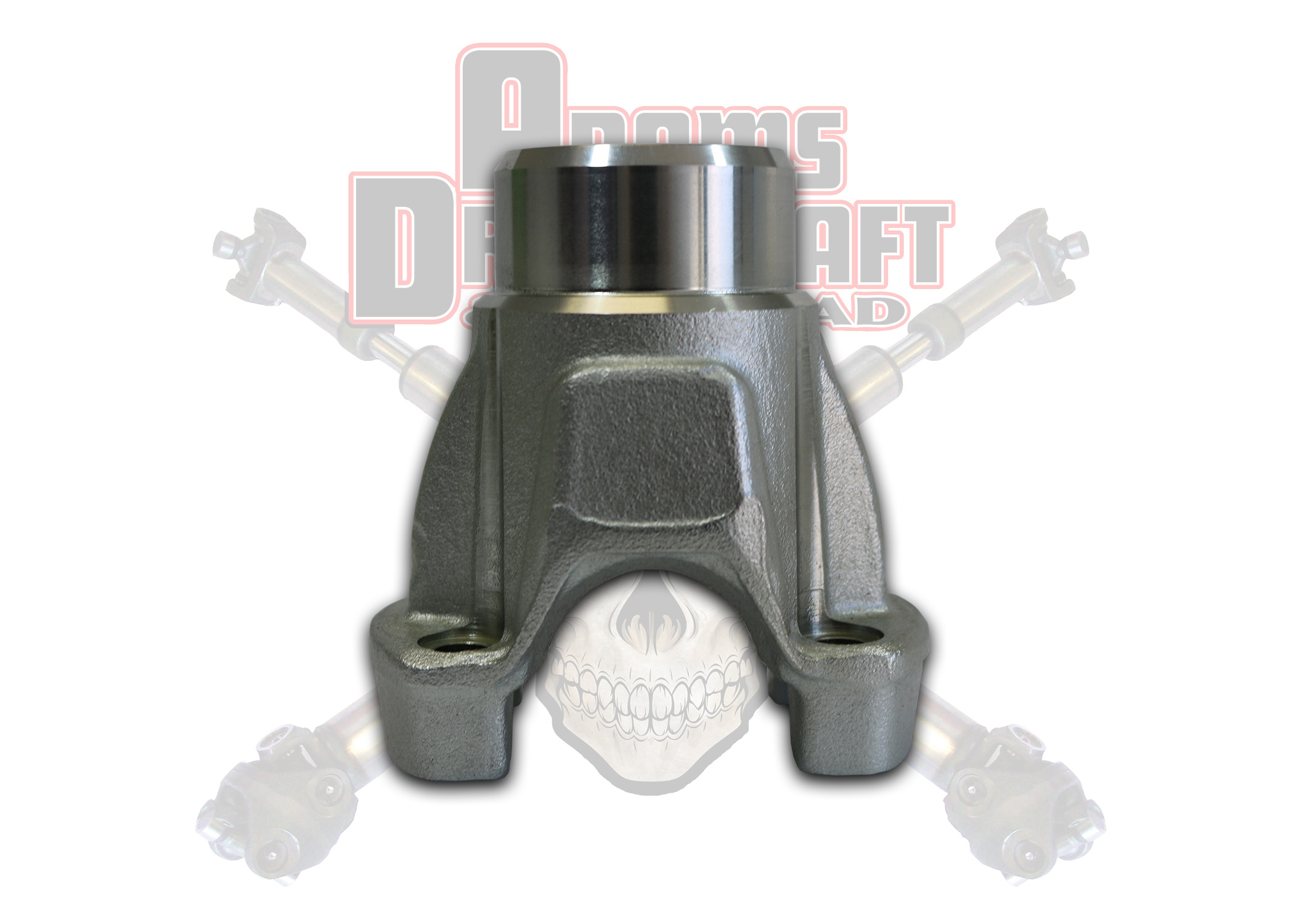 Adams Driveshaft ASDFJT-PMCV03 - Adams Forged Jeep JT Front 1310 Series Half Round CV Transfer Case Yoke
