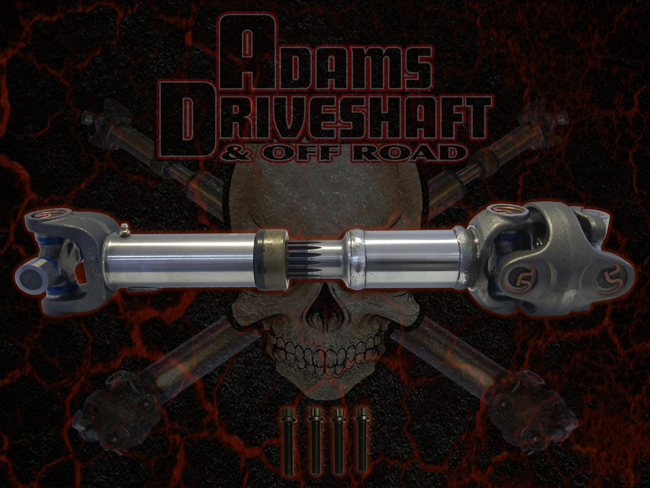 Adams Driveshaft ASDYJ-1310CV1330R-S - YJ Rear 1310 CV Driveshaft 1994 - 1995 Extreme Duty Series