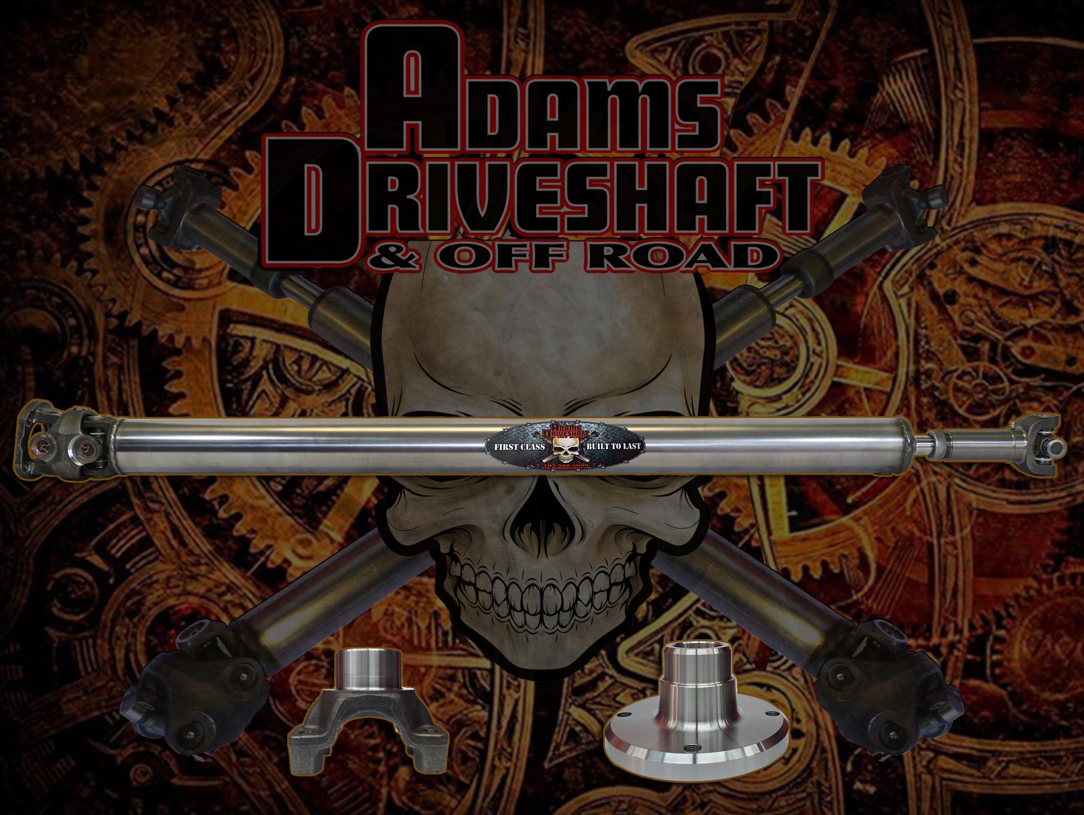 Adams Driveshaft ASDJT-1350R-S-1PC-RUB - **Discontinued** Adams Driveshaft ASDJT-1350R-S-1PC-RUB - **Discontinued**