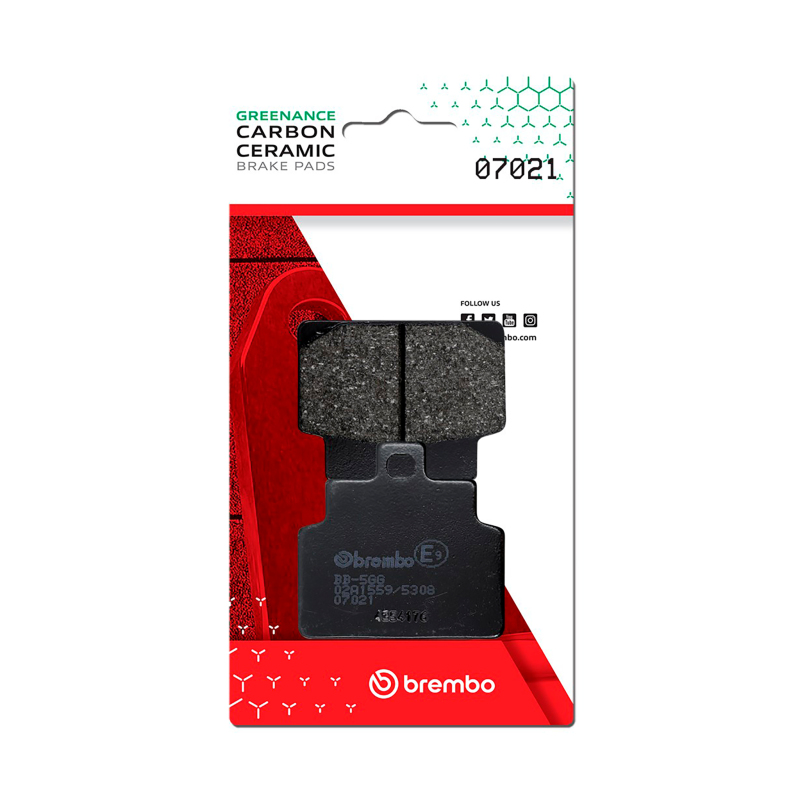 Brembo 07021 - OE Aprilia Mojito/Aprilia Scarabeo/Aprilia Sr Carbon Ceramic Brake Pad - Front