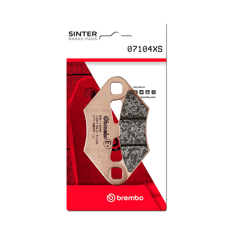 Brembo 07104XS - OE 15-16 Peugeot Metropolis 400cc Sinter Brake Pad - Front
